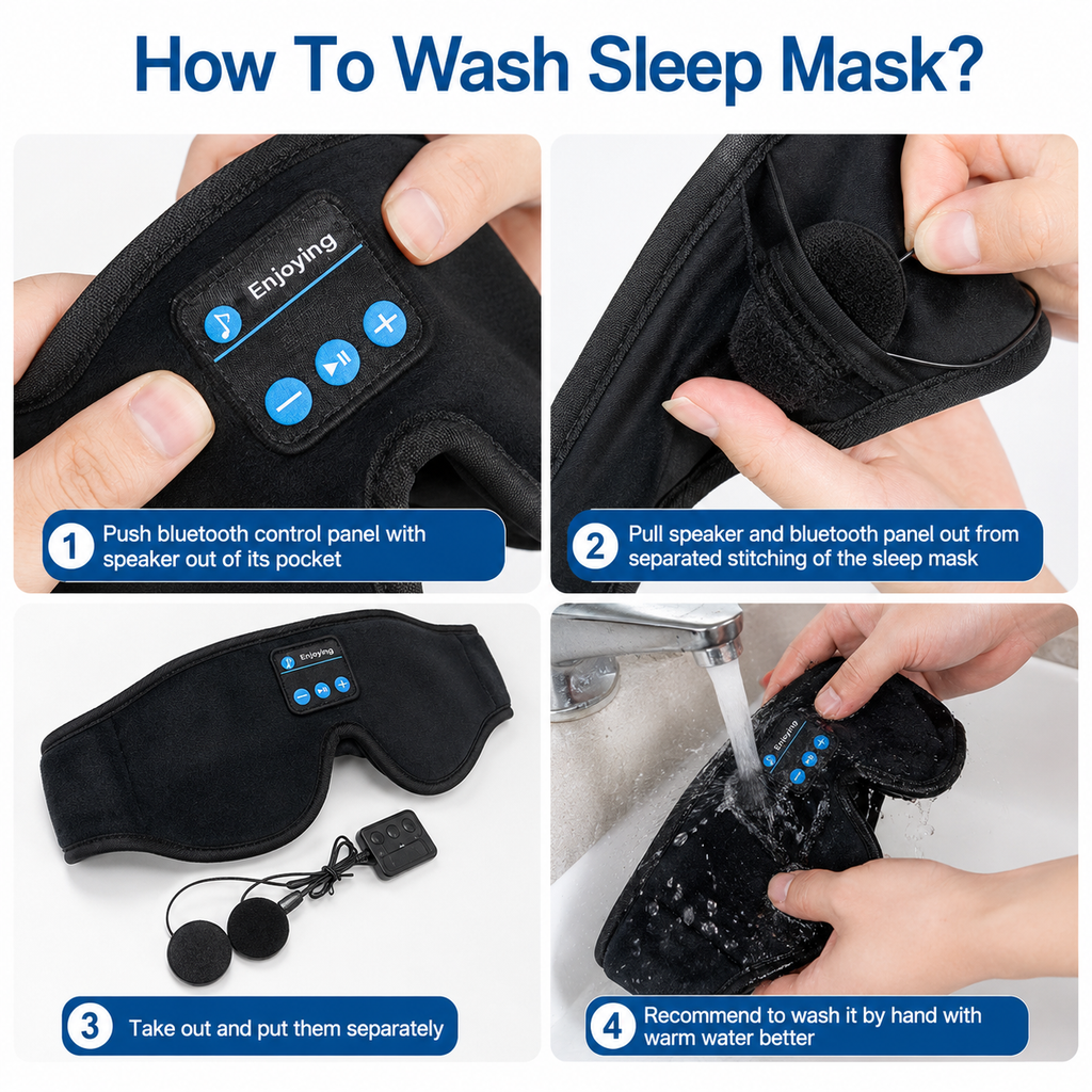 Sleep Mask with Bluetooth Speaker