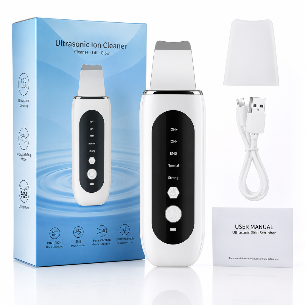 Ultrasonic Skin Scrubber Spatula