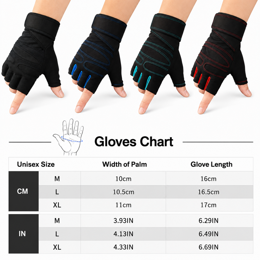 Gym Weightlifting Gloves