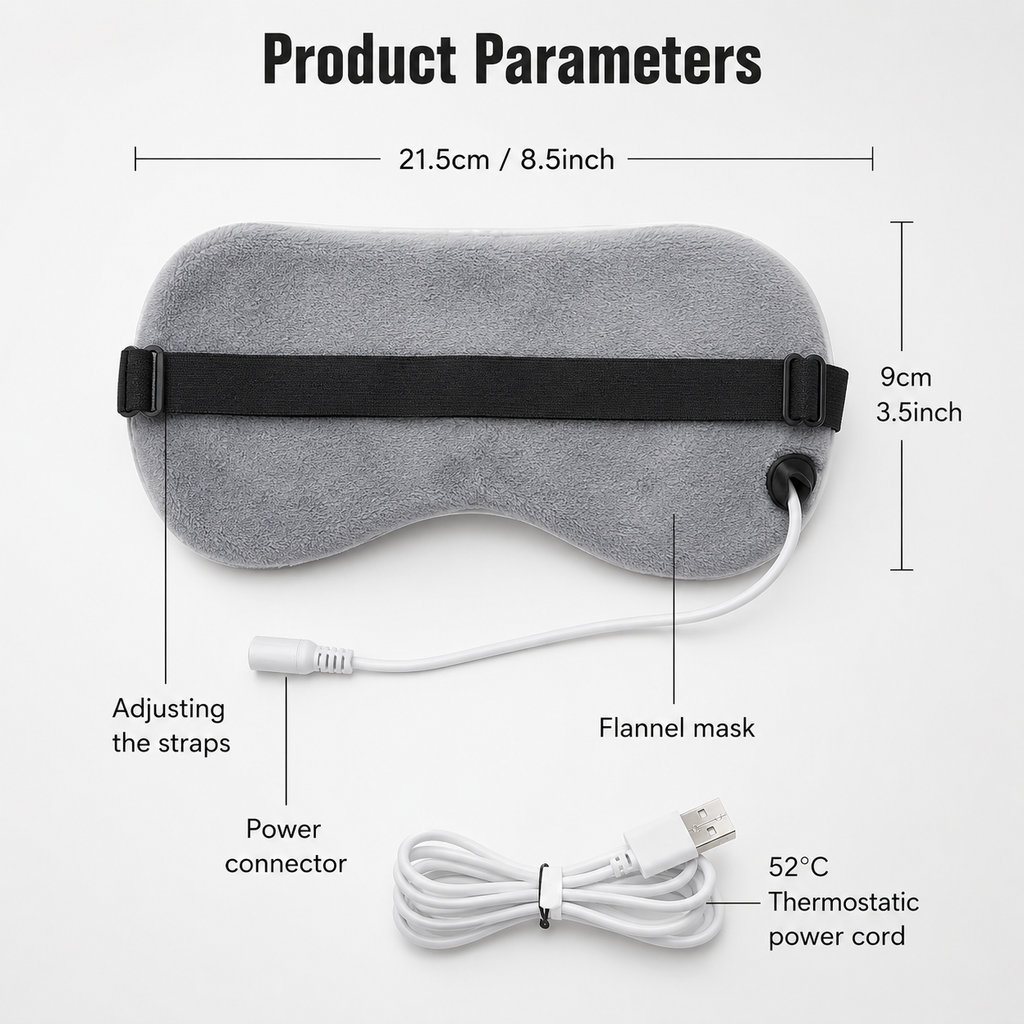 Heated Steam Eye Mask – Self-Heating 10-Pack for Eye Relief