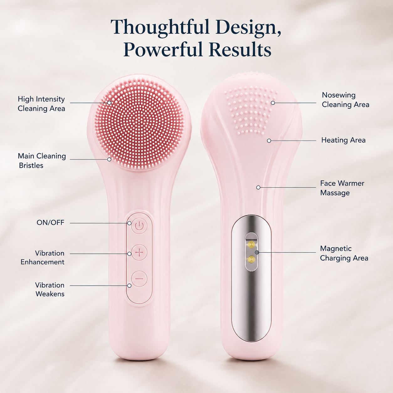 Silicone Sonic Facial Cleansing Brush