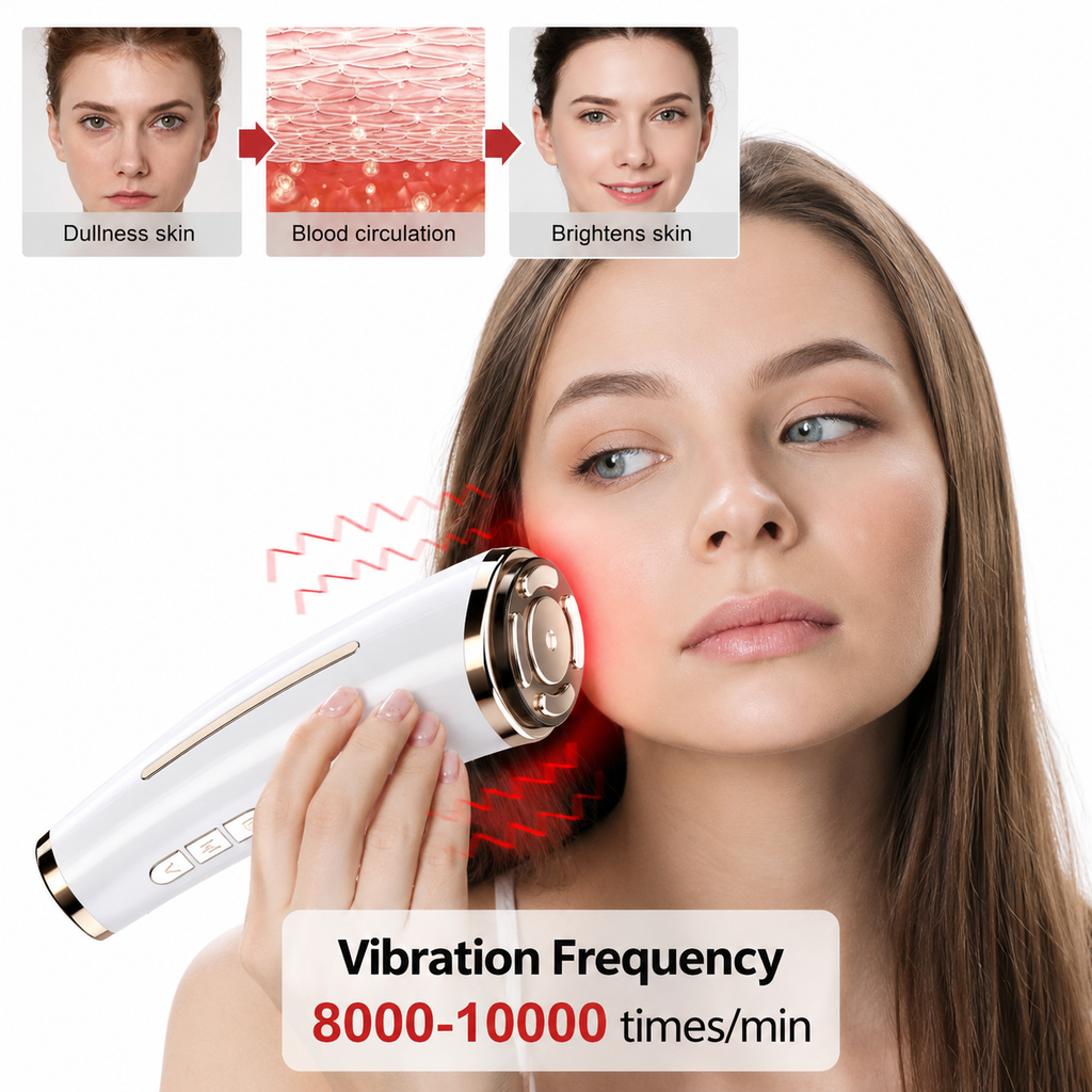4-in-1 Collagen Boost Face Wand – EMS, LED, Ultrasound & Heat