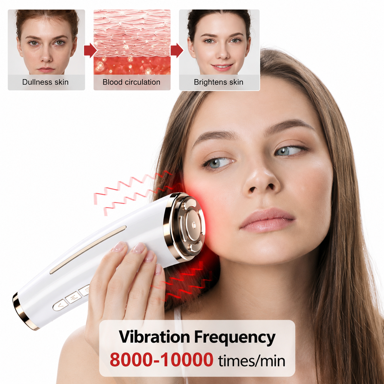 4-in-1 Collagen Boost Face Wand – EMS, LED, Ultrasound & Heat