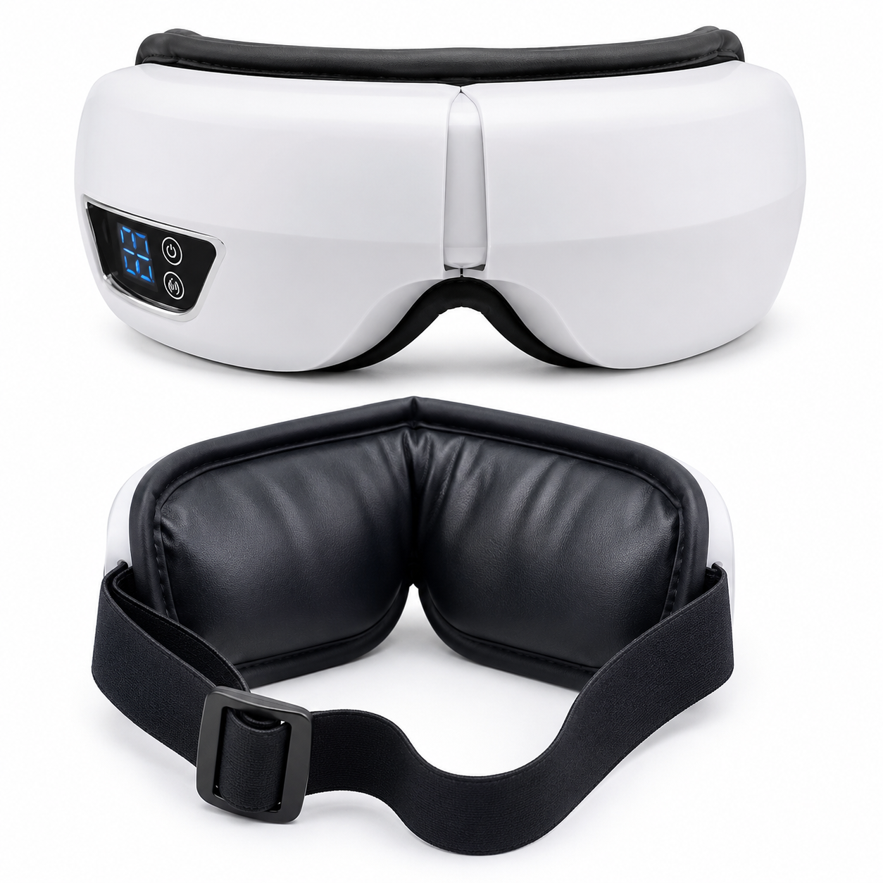 Heated Eye Massager – Vibration, Heat & Bluetooth Music