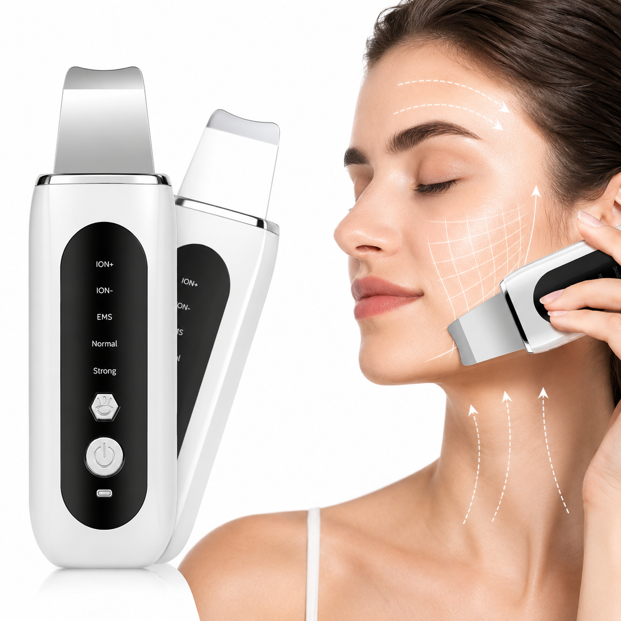 Ultrasonic Skin Scrubber Spatula