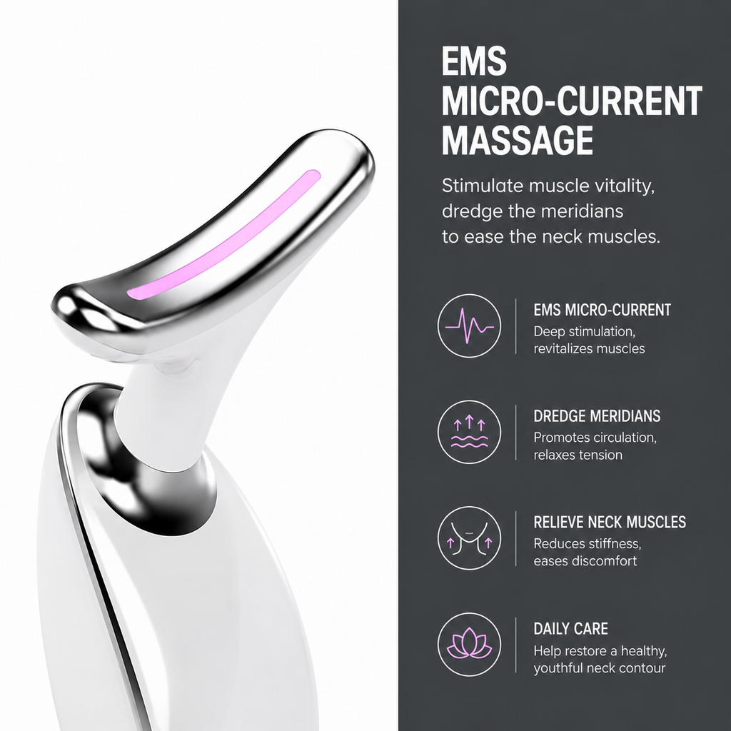 Microcurrent Face Lifting Device – EMS Facial Toning & Anti-Aging