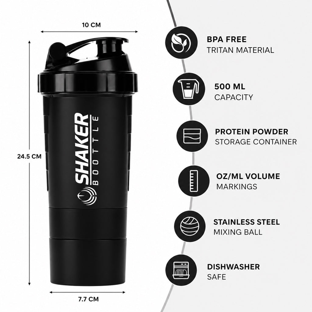 Premium Gym Bottle  Black