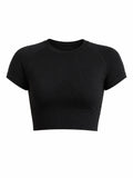 Fitness Crop Top Black