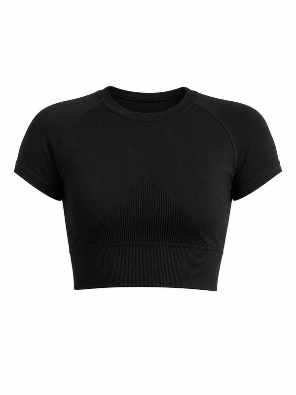 Fitness Crop Top Black