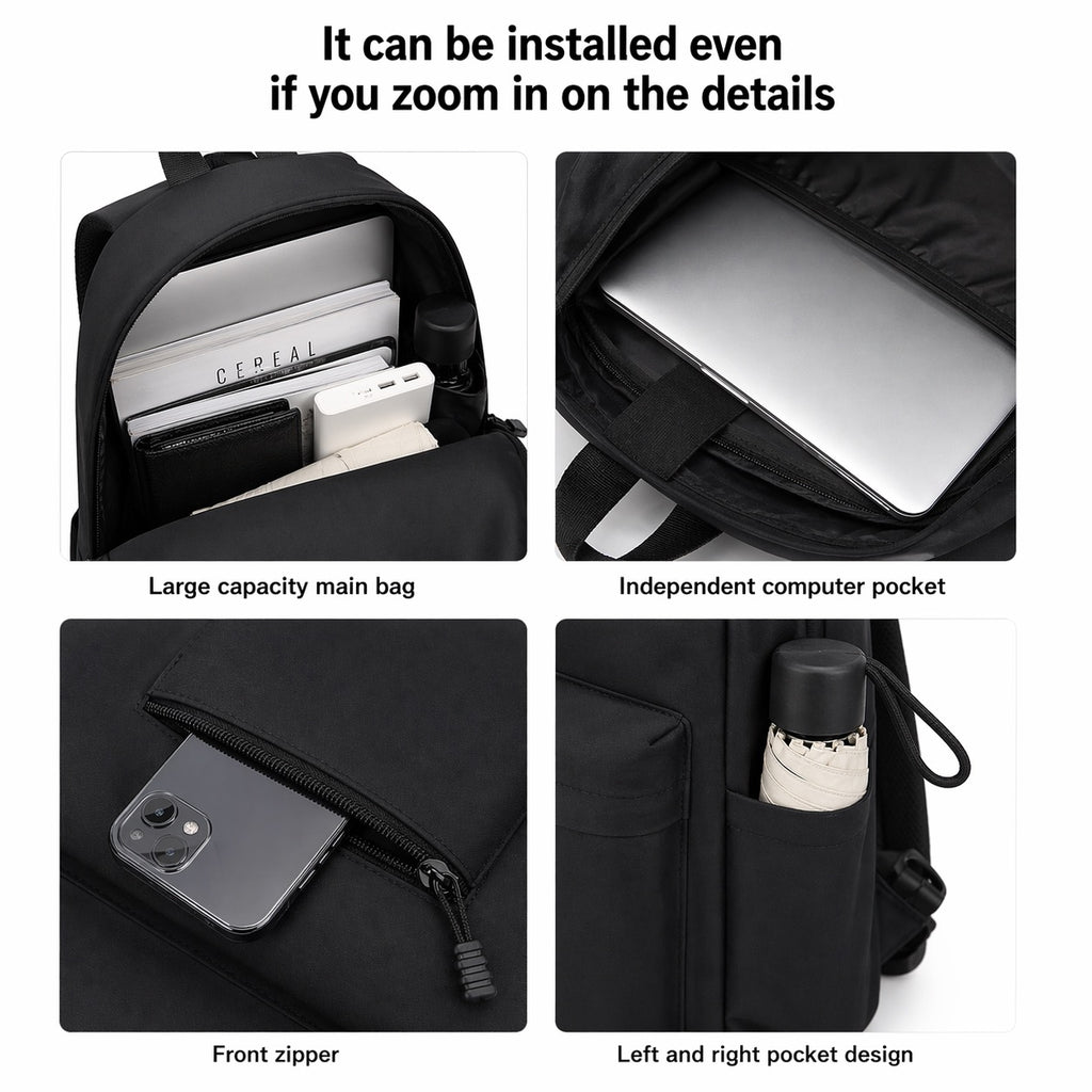 Waterproof Backpack Black