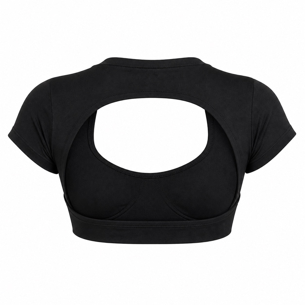Summer Fitness Cropped Shirt