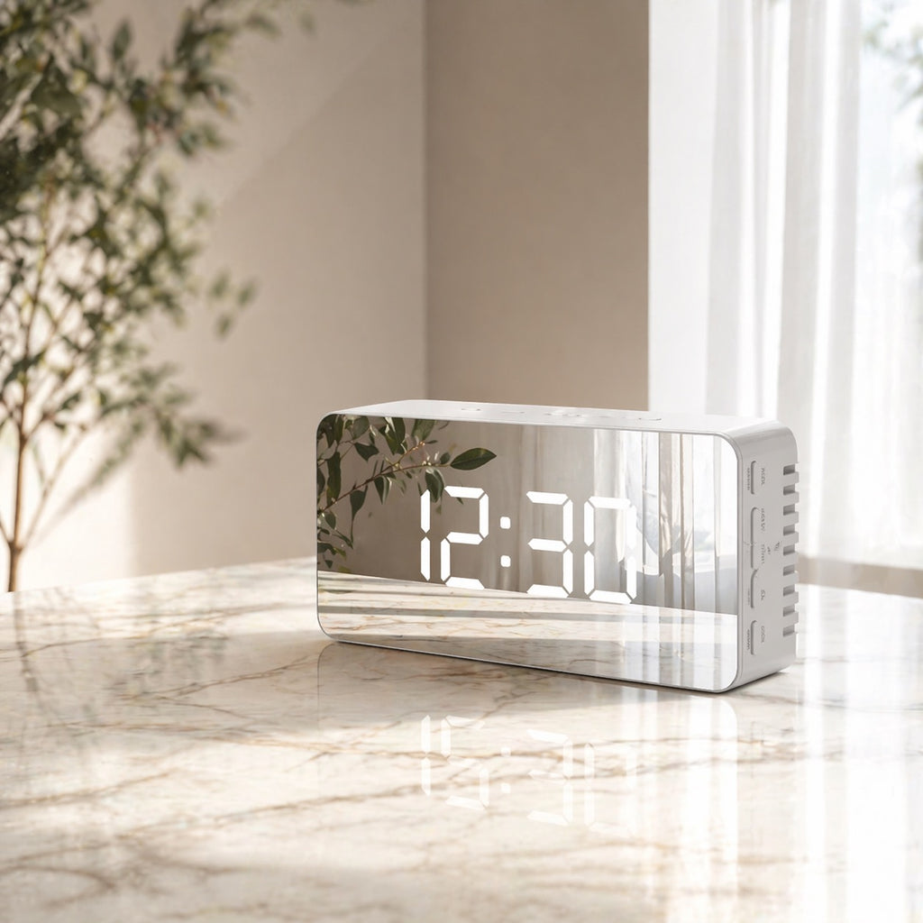 Mirror LED Clock