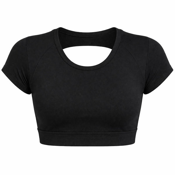 Summer Fitness Cropped Shirt