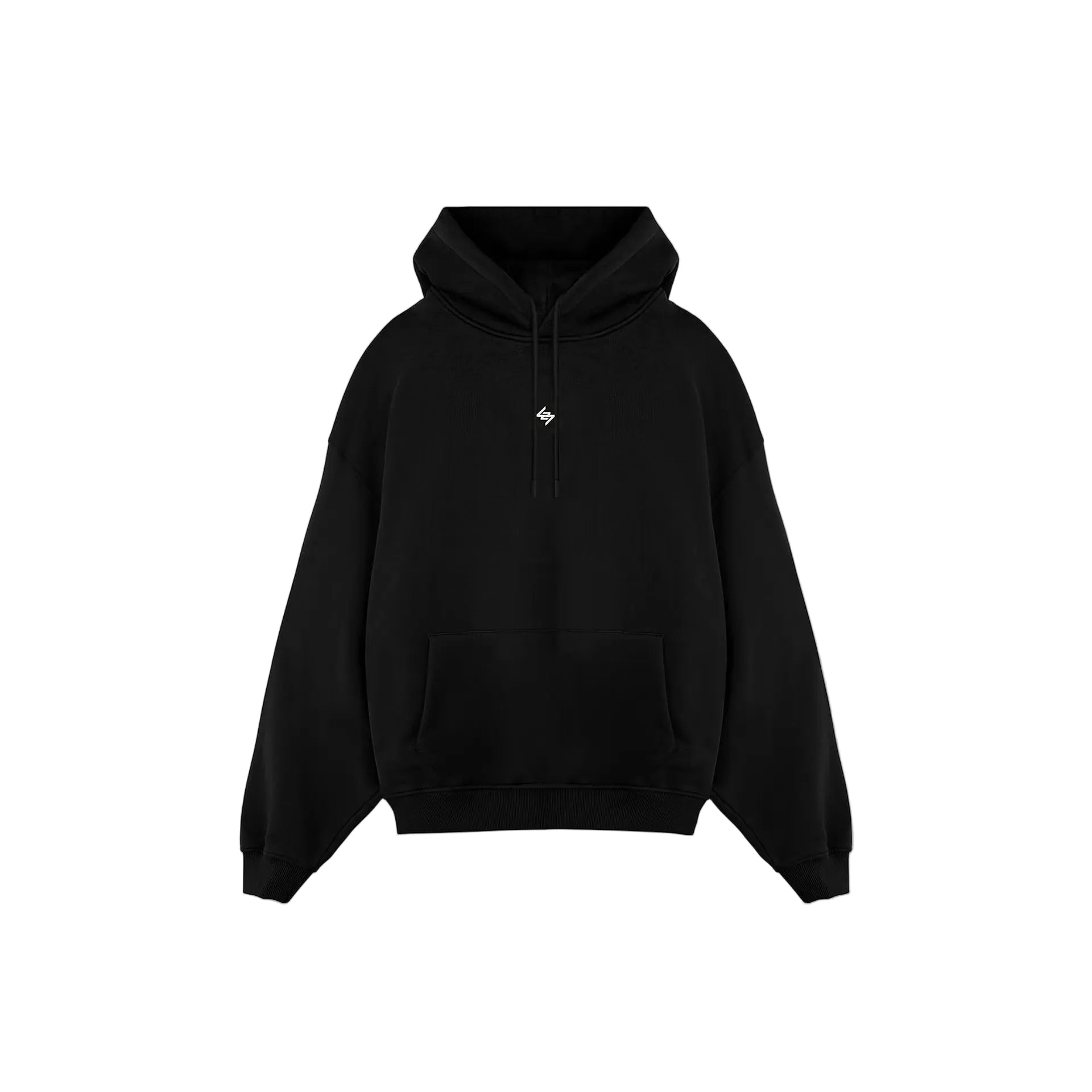 Represent 247 Cotton Hoodie Black