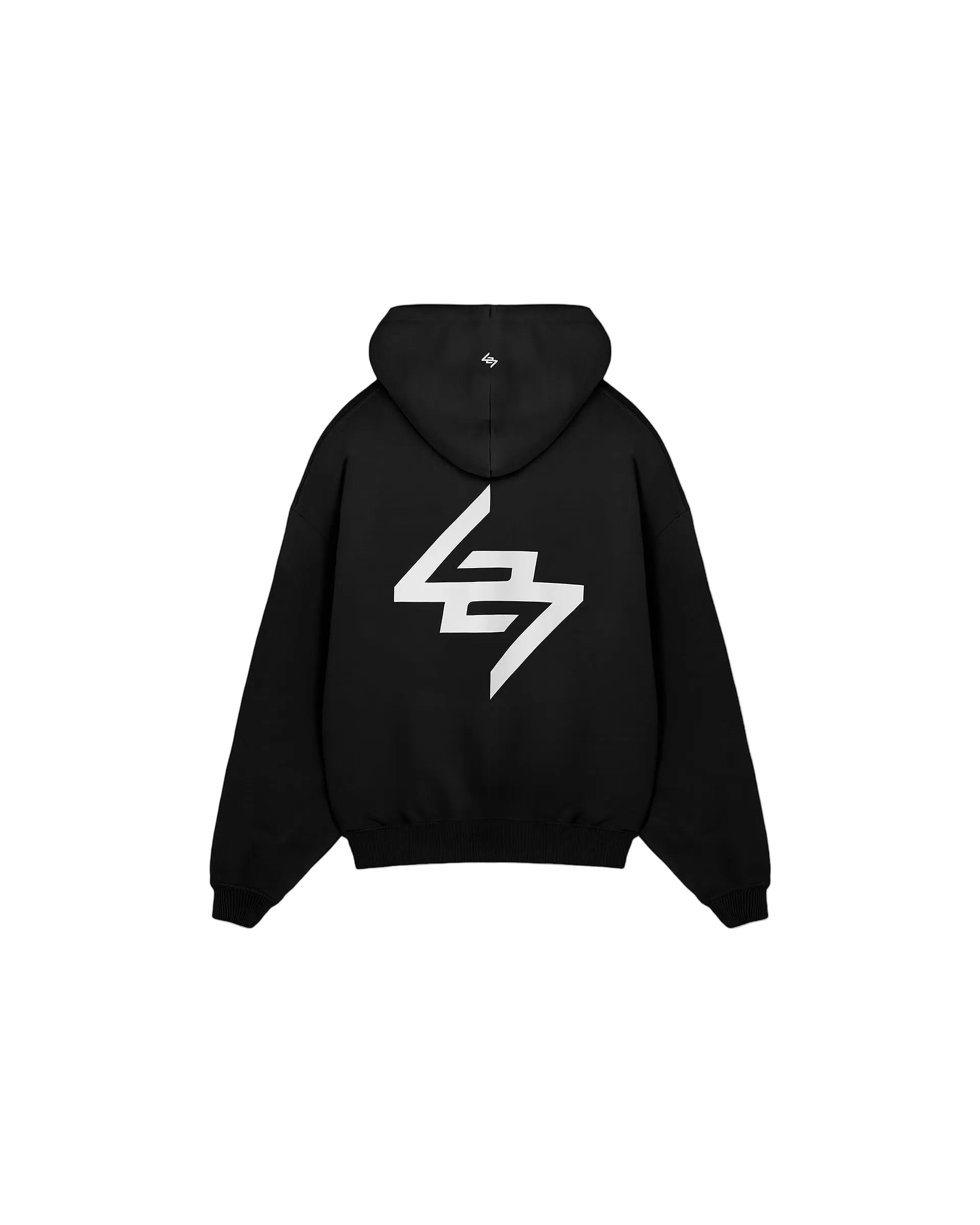 Represent 247 Cotton Hoodie Black