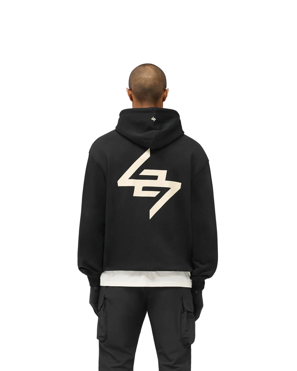 Represent 247 Cotton Hoodie Black