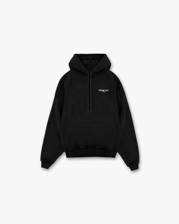 Represent 247 Oversized Hoodie Black