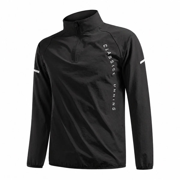 Running Jacket Waterproof Black