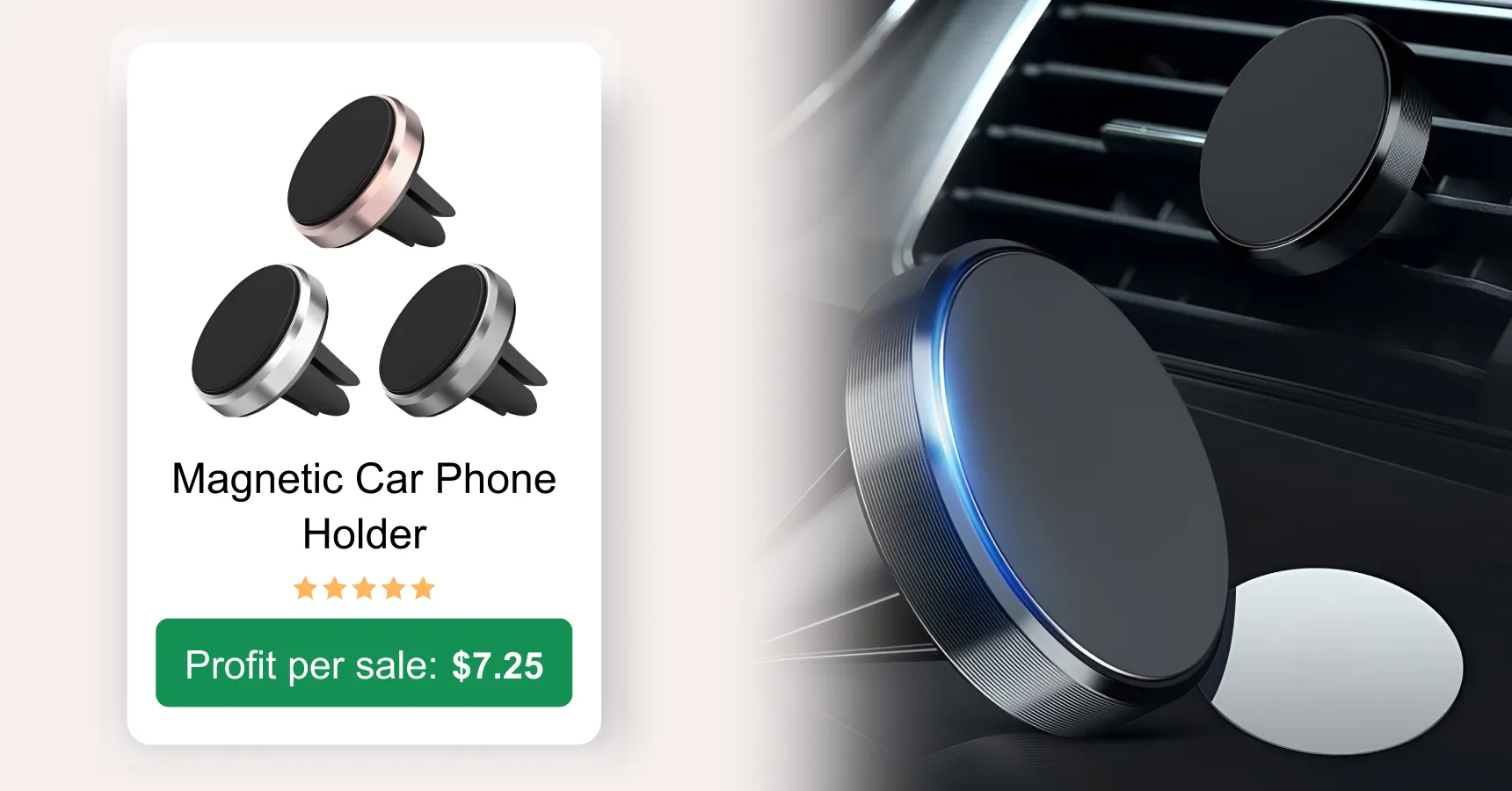 Magnetic Car Phone Holder