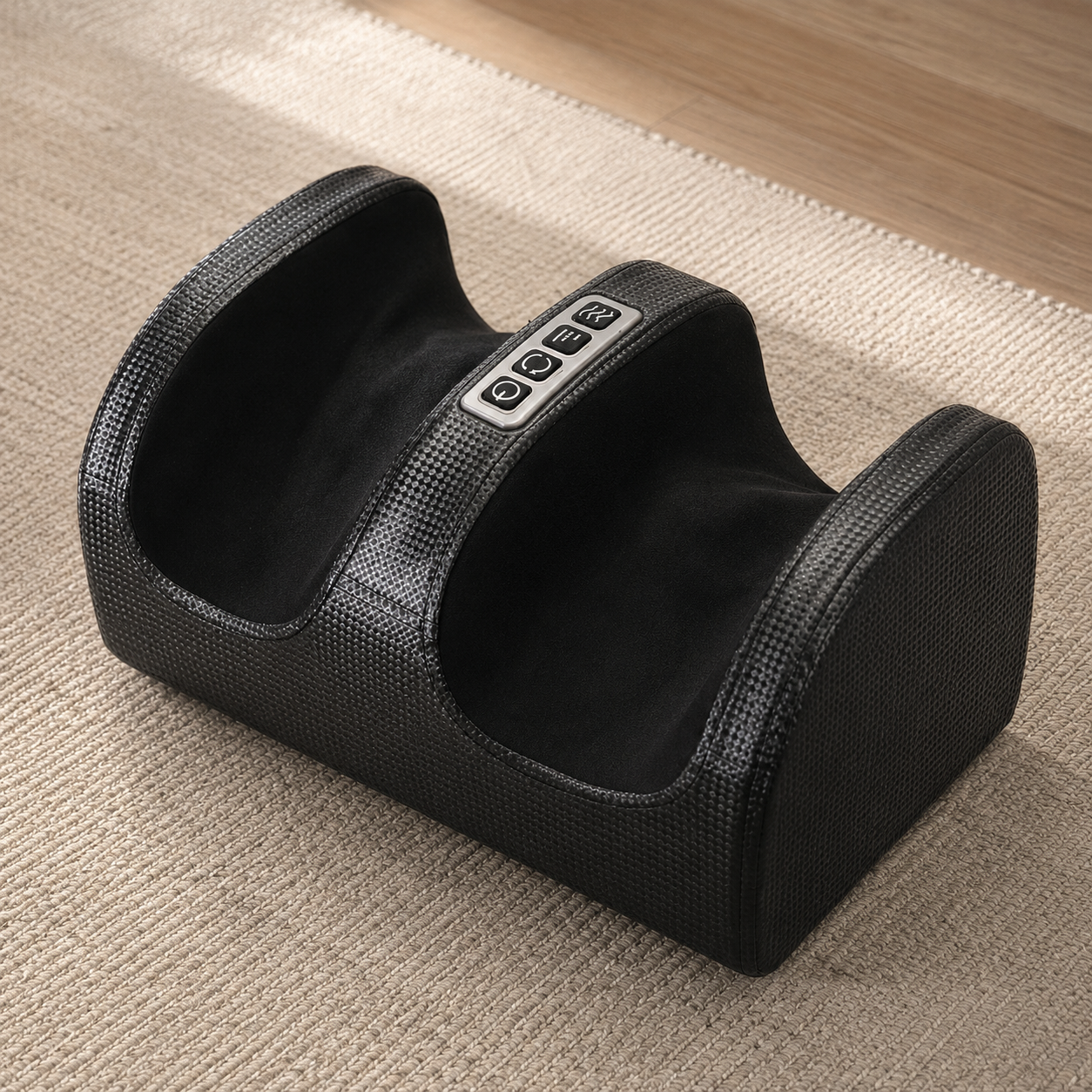 Electric Foot Shiatsu Massager – Kneading, Rollers & Heat
