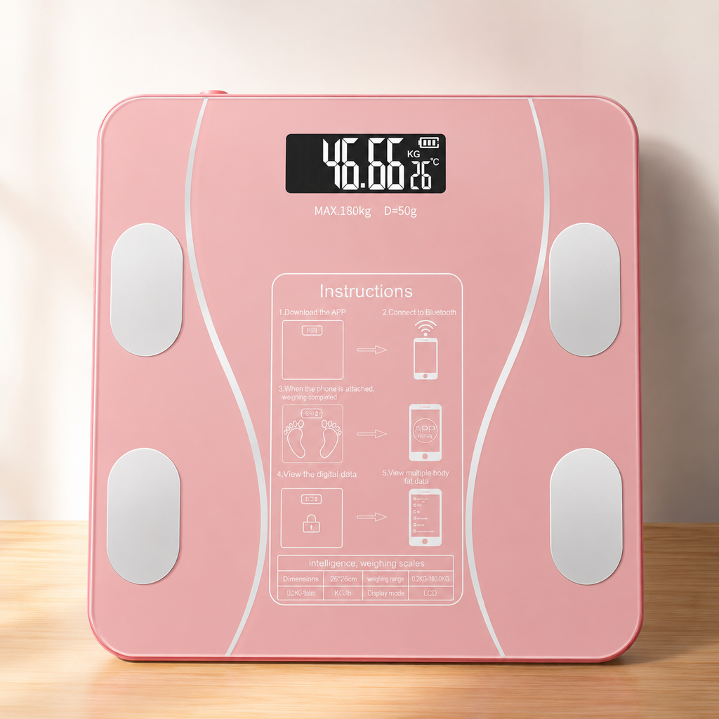 BMI Smart Scale (Bluetooth + App-Connected)