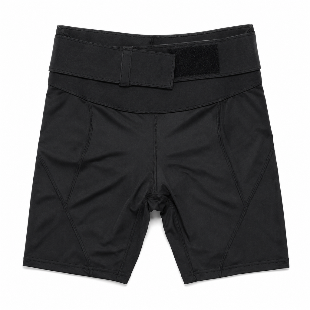 Men's Weightlifting Belt Shorts (Built-in Support)