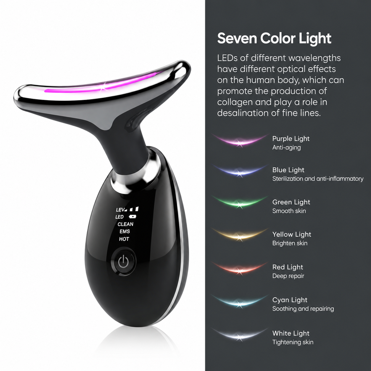 Microcurrent Face Lifting Device – EMS Facial Toning & Anti-Aging