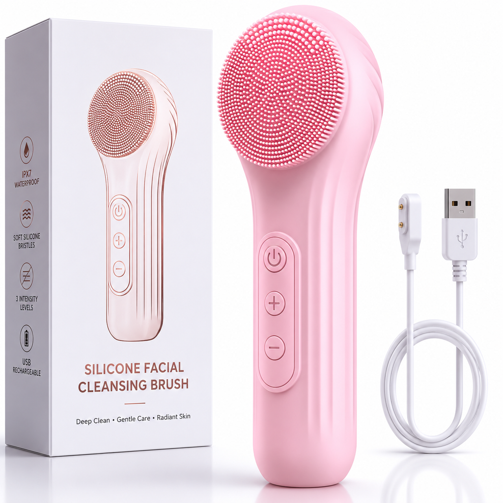 Silicone Sonic Facial Cleansing Brush