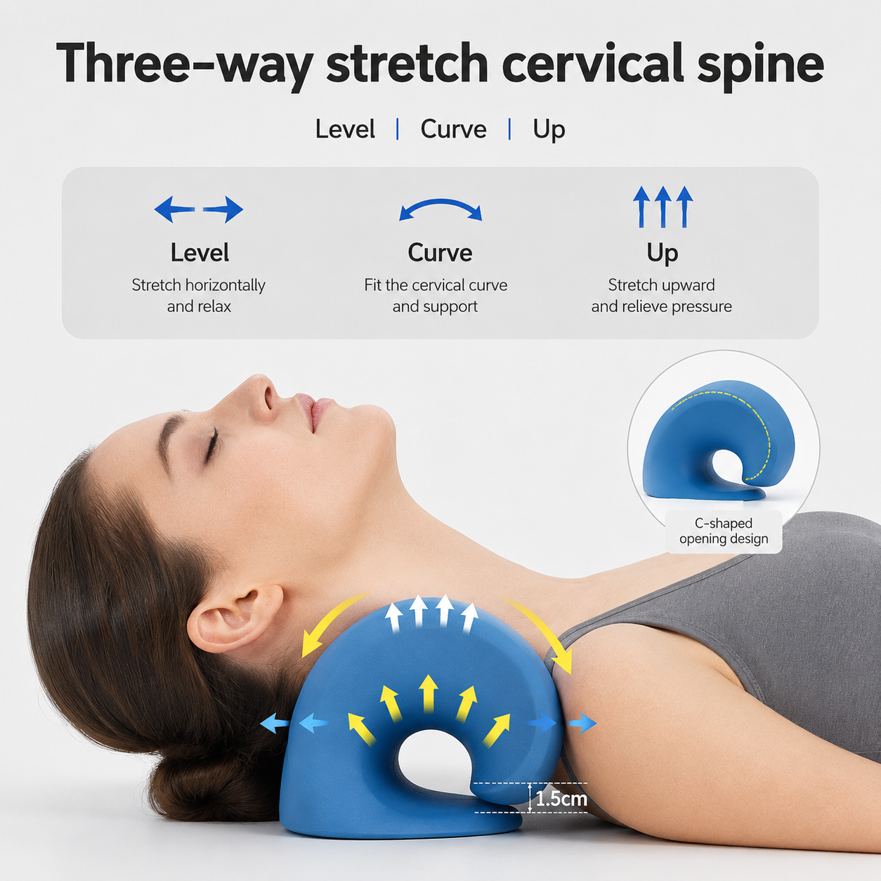 Cervical Neck Traction Hammock – Spine Decompression Device